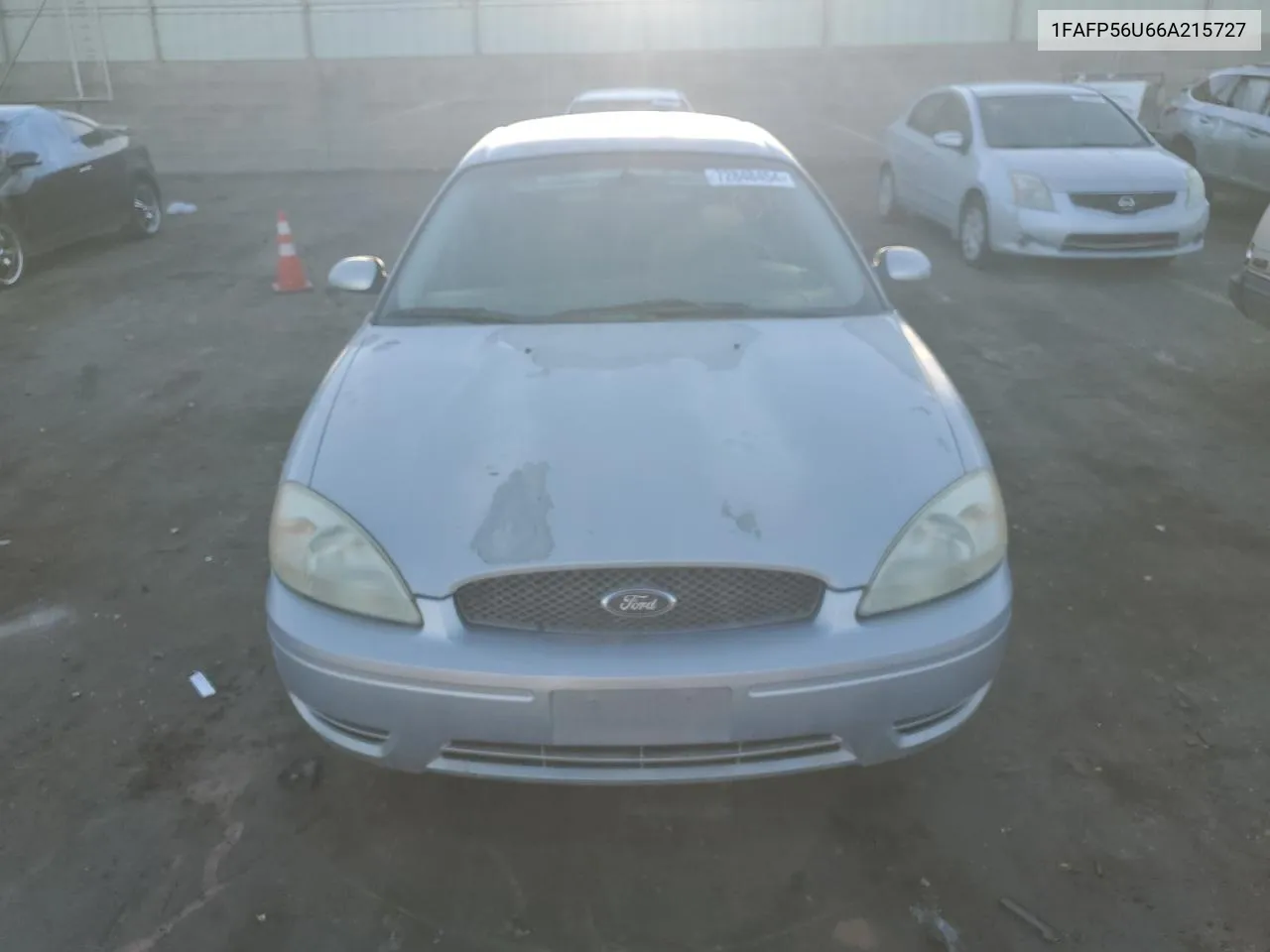 2006 Ford Taurus Sel VIN: 1FAFP56U66A215727 Lot: 72848454