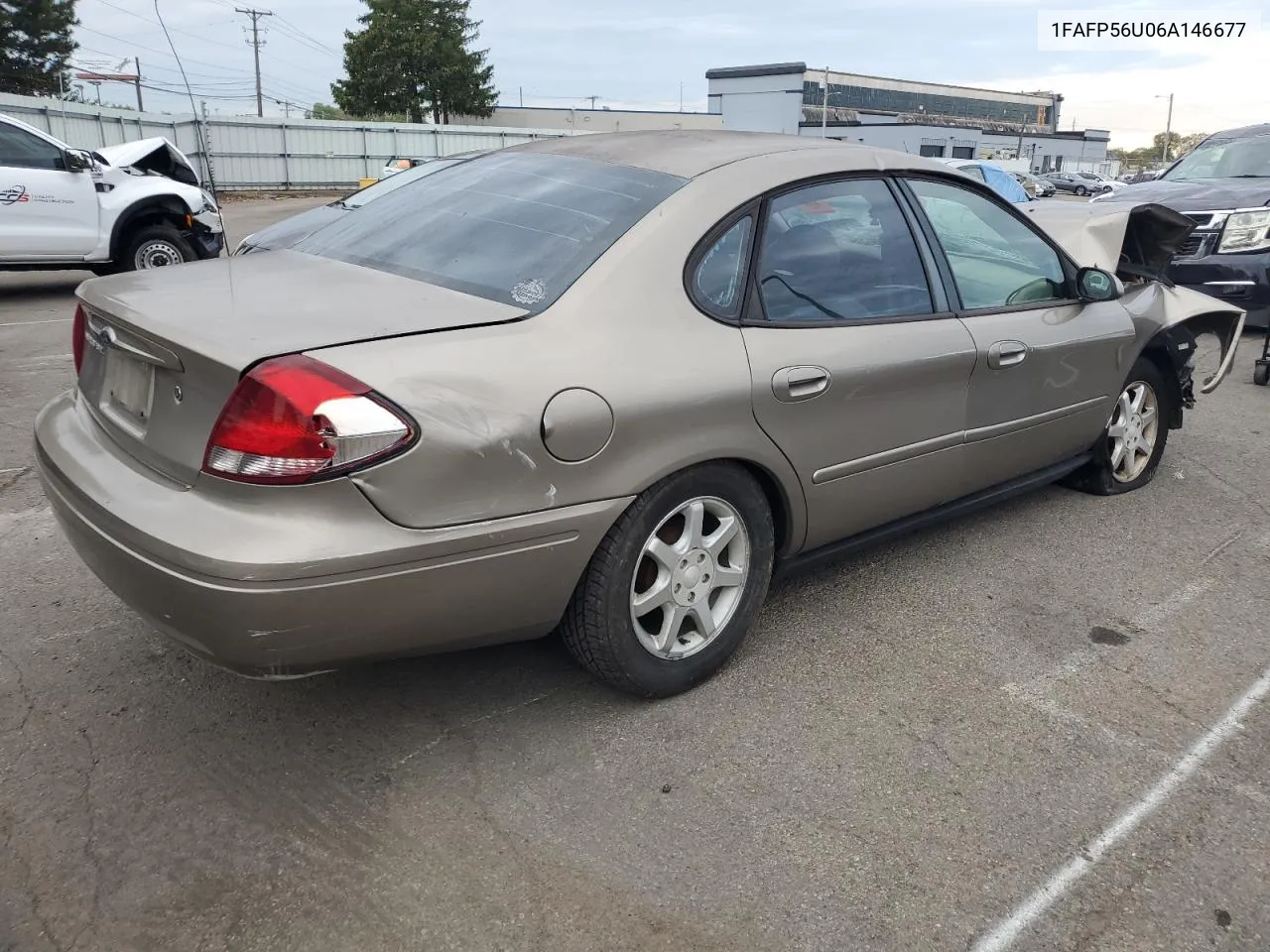 2006 Ford Taurus Sel VIN: 1FAFP56U06A146677 Lot: 73104834