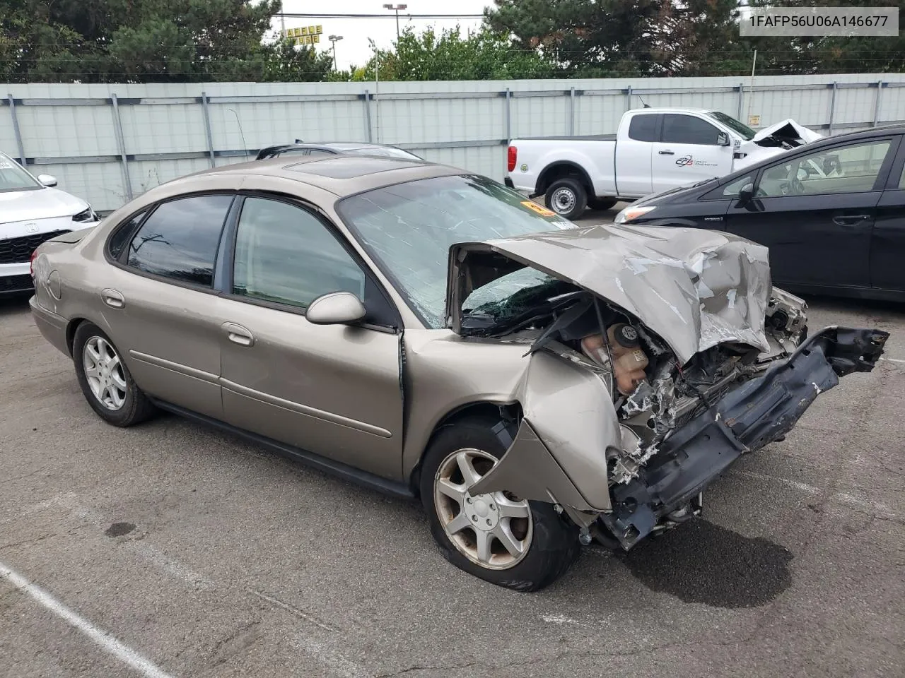 2006 Ford Taurus Sel VIN: 1FAFP56U06A146677 Lot: 73104834