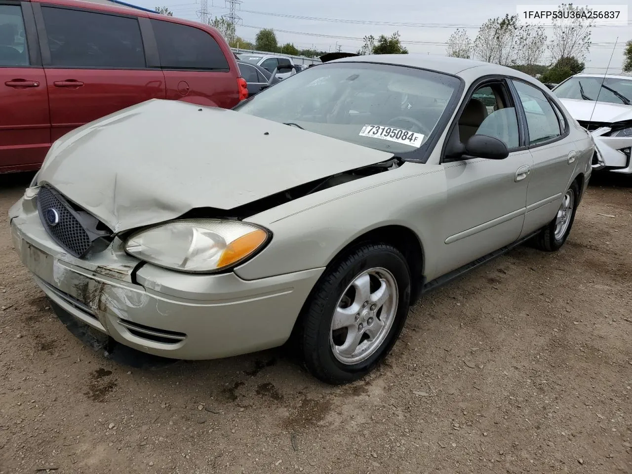 2006 Ford Taurus Se VIN: 1FAFP53U36A256837 Lot: 73195084