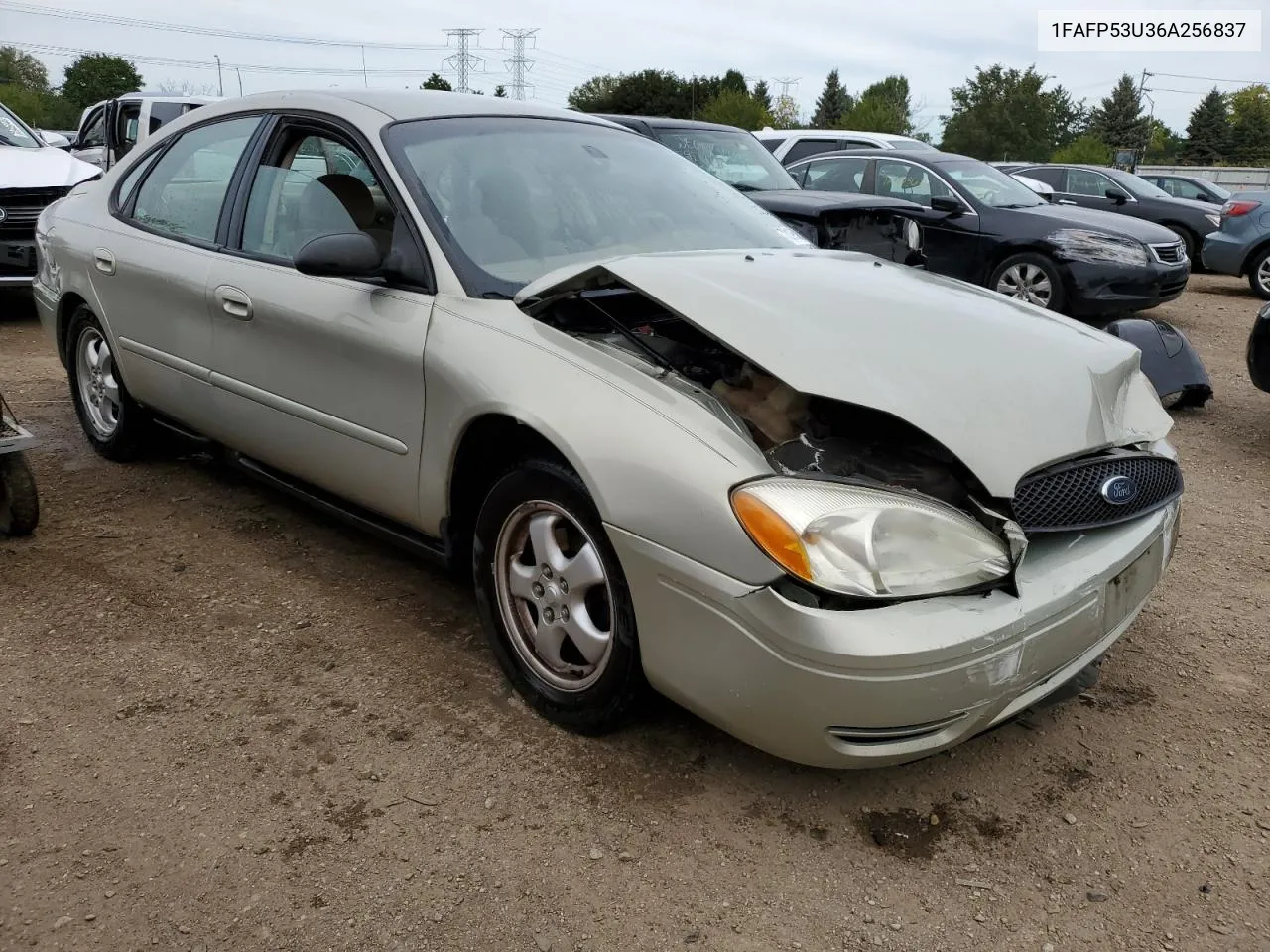 2006 Ford Taurus Se VIN: 1FAFP53U36A256837 Lot: 73195084