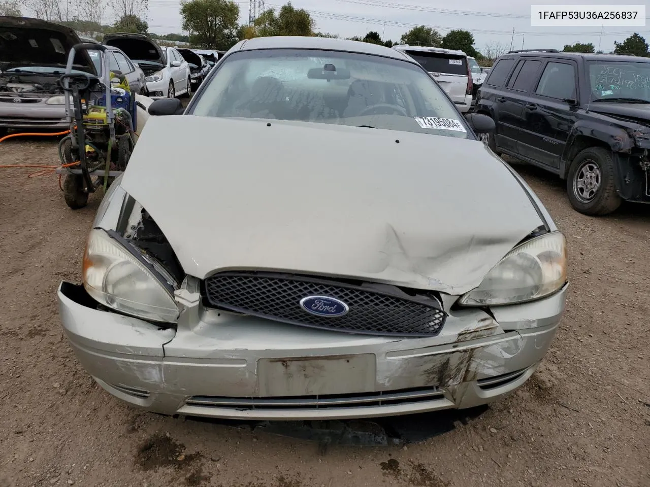 2006 Ford Taurus Se VIN: 1FAFP53U36A256837 Lot: 73195084