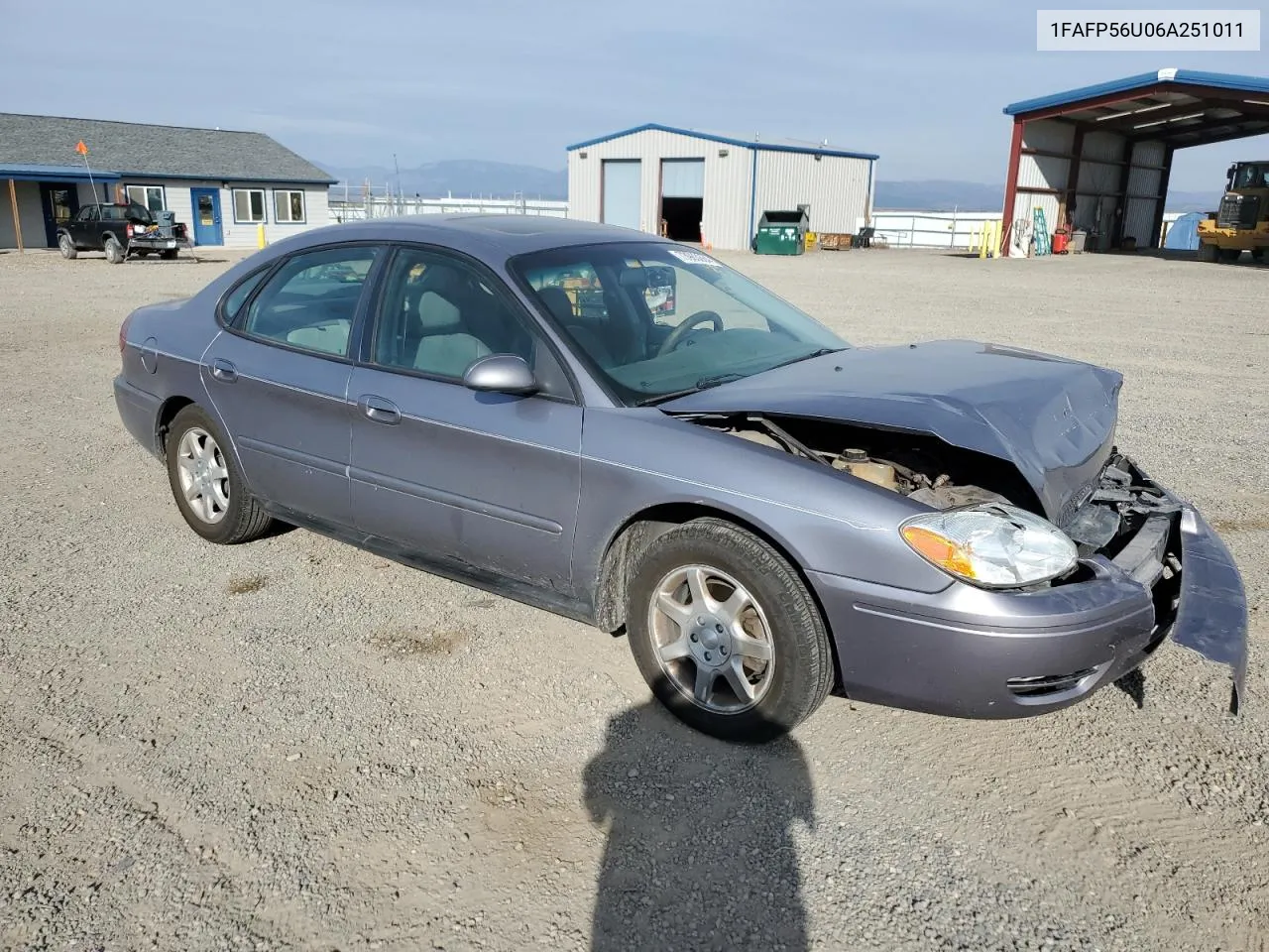 2006 Ford Taurus Sel VIN: 1FAFP56U06A251011 Lot: 73963664