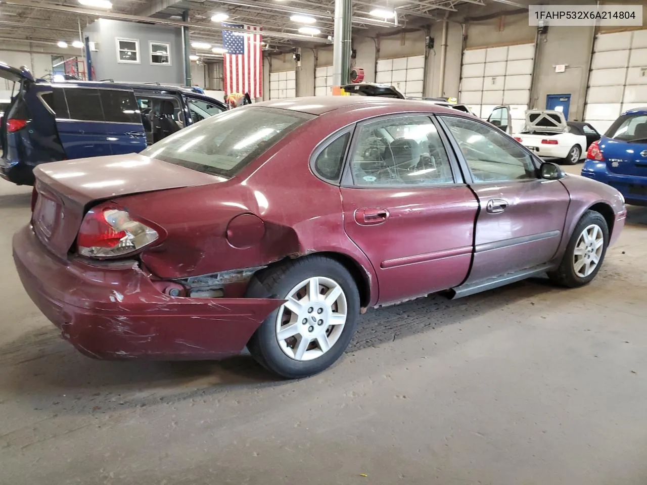 2006 Ford Taurus Se VIN: 1FAHP532X6A214804 Lot: 75106994