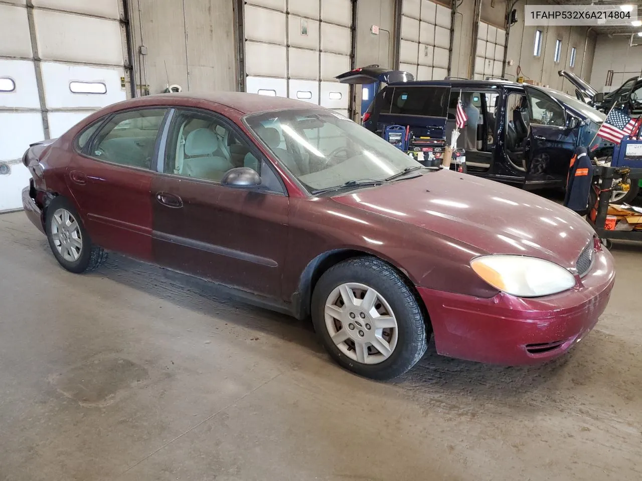 2006 Ford Taurus Se VIN: 1FAHP532X6A214804 Lot: 75106994