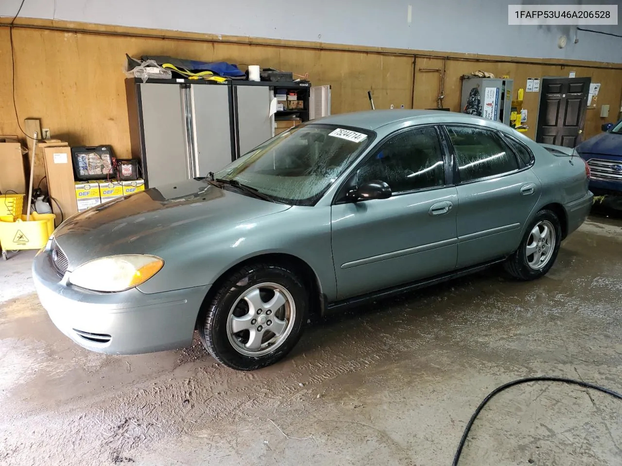 2006 Ford Taurus Se VIN: 1FAFP53U46A206528 Lot: 75244714