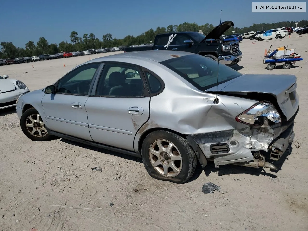 2006 Ford Taurus Sel VIN: 1FAFP56U46A180170 Lot: 75768074