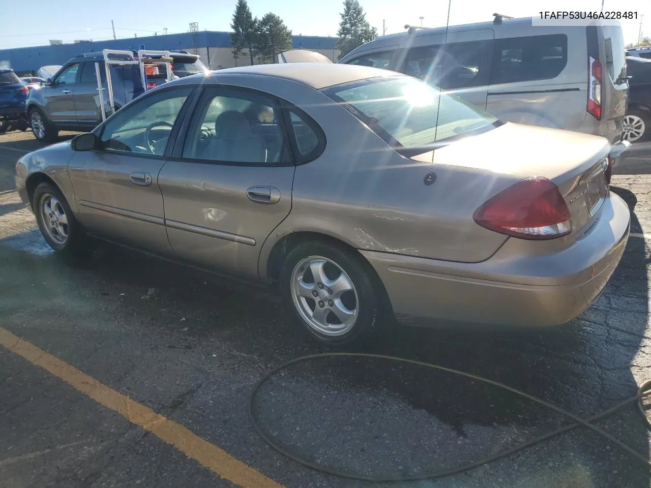 2006 Ford Taurus Se VIN: 1FAFP53U46A228481 Lot: 75950344