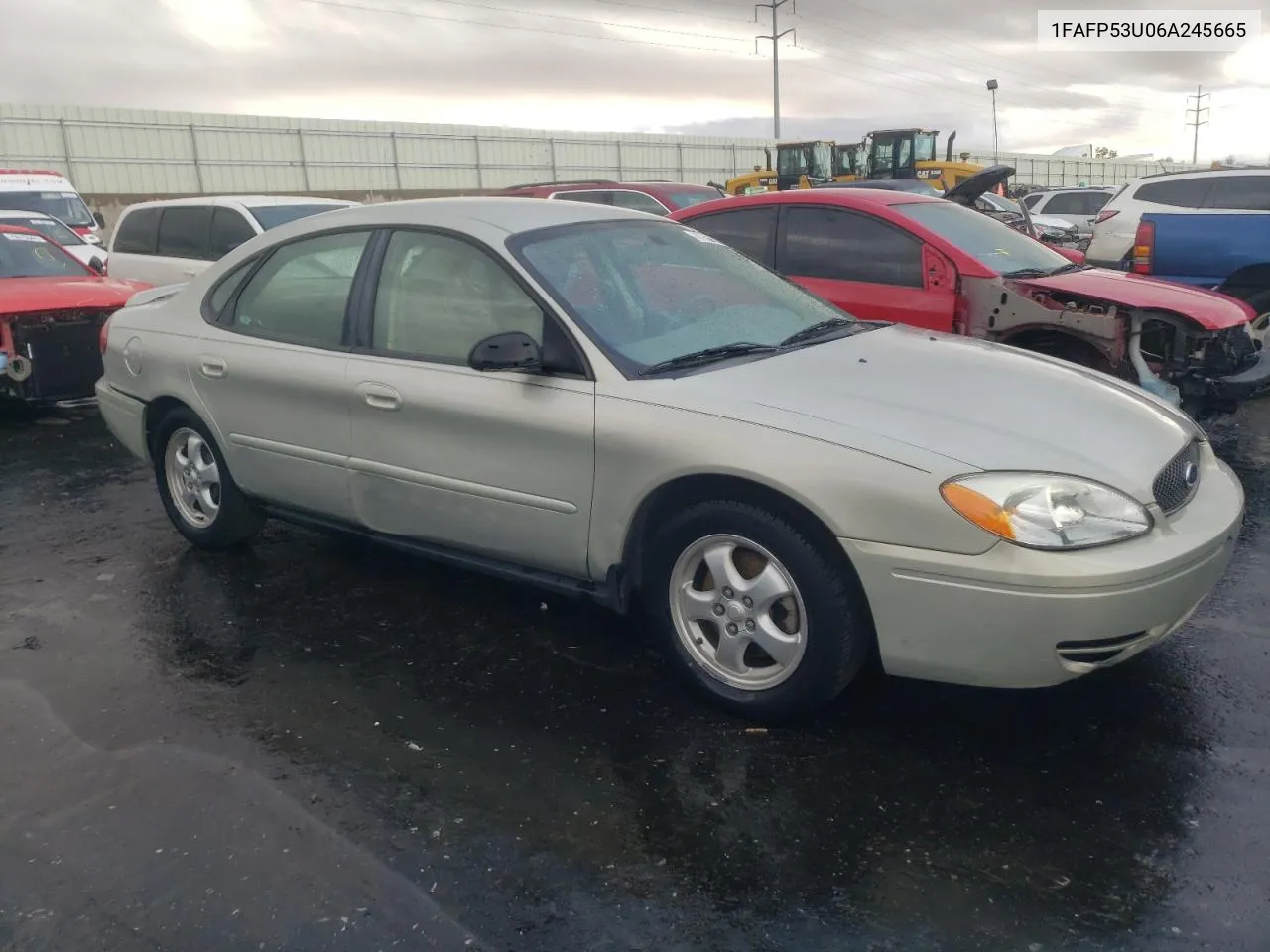 2006 Ford Taurus Se VIN: 1FAFP53U06A245665 Lot: 76758694