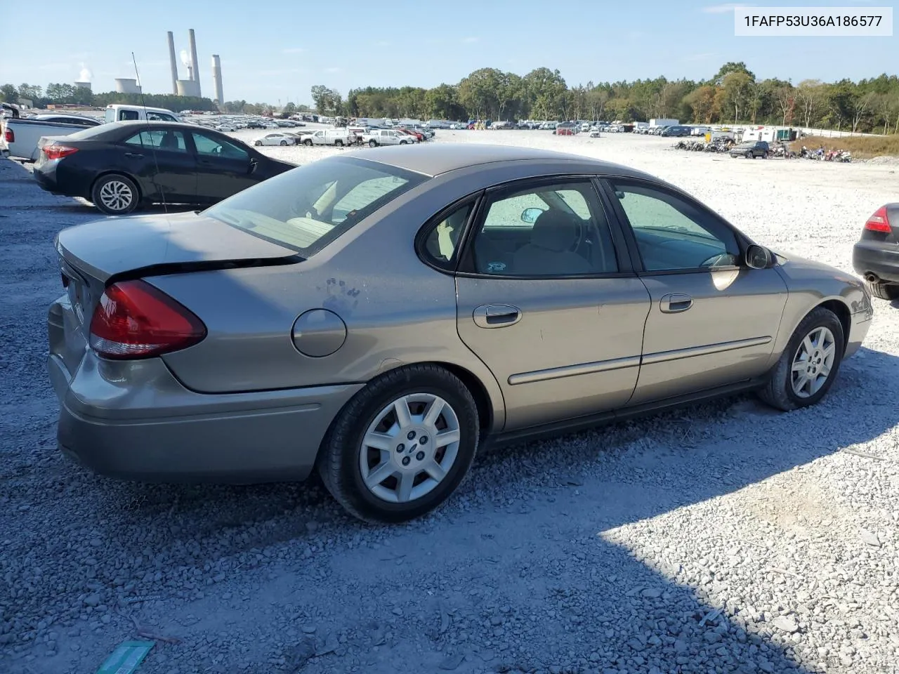 2006 Ford Taurus Se VIN: 1FAFP53U36A186577 Lot: 76977704