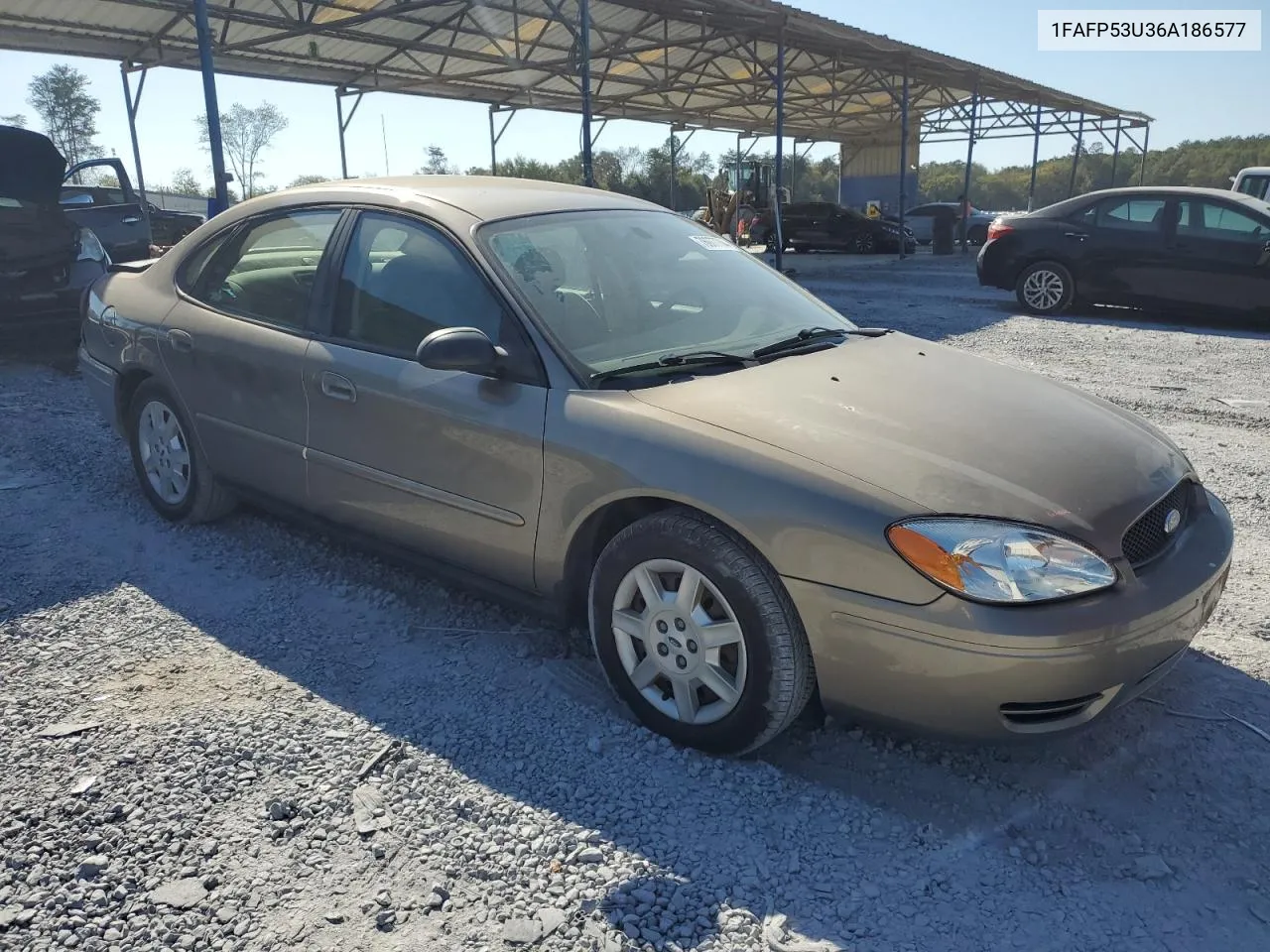 2006 Ford Taurus Se VIN: 1FAFP53U36A186577 Lot: 76977704