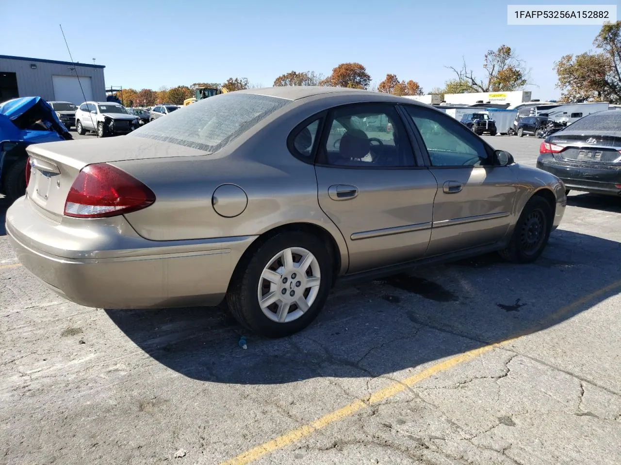 2006 Ford Taurus Se VIN: 1FAFP53256A152882 Lot: 77025464