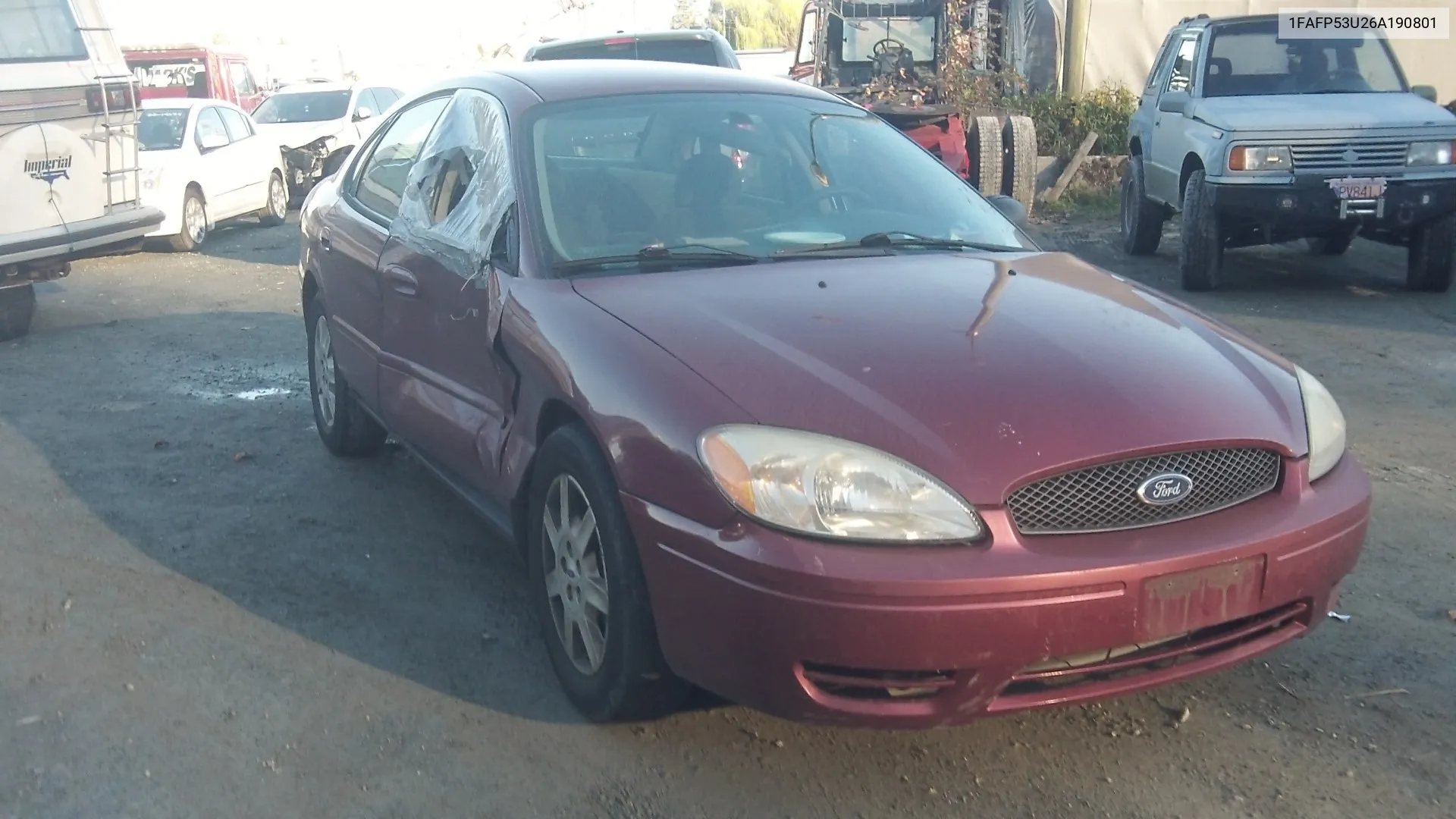 1FAFP53U26A190801 2006 Ford Taurus Se