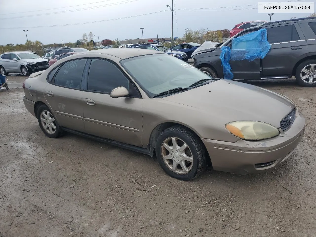 2006 Ford Taurus Sel VIN: 1FAFP56U36A157558 Lot: 78513824