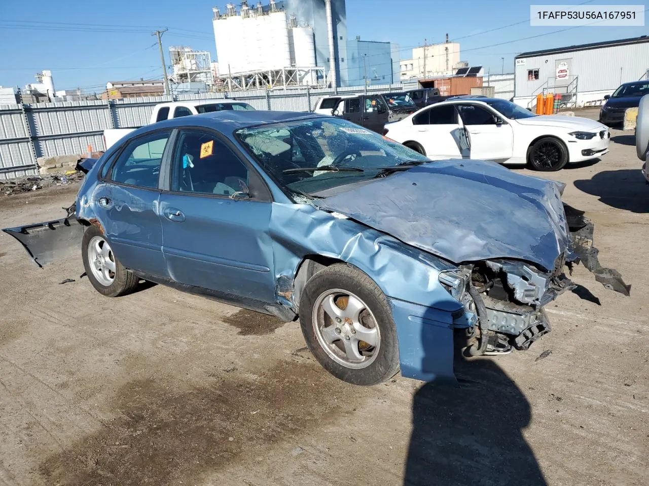 2006 Ford Taurus Se VIN: 1FAFP53U56A167951 Lot: 78982034