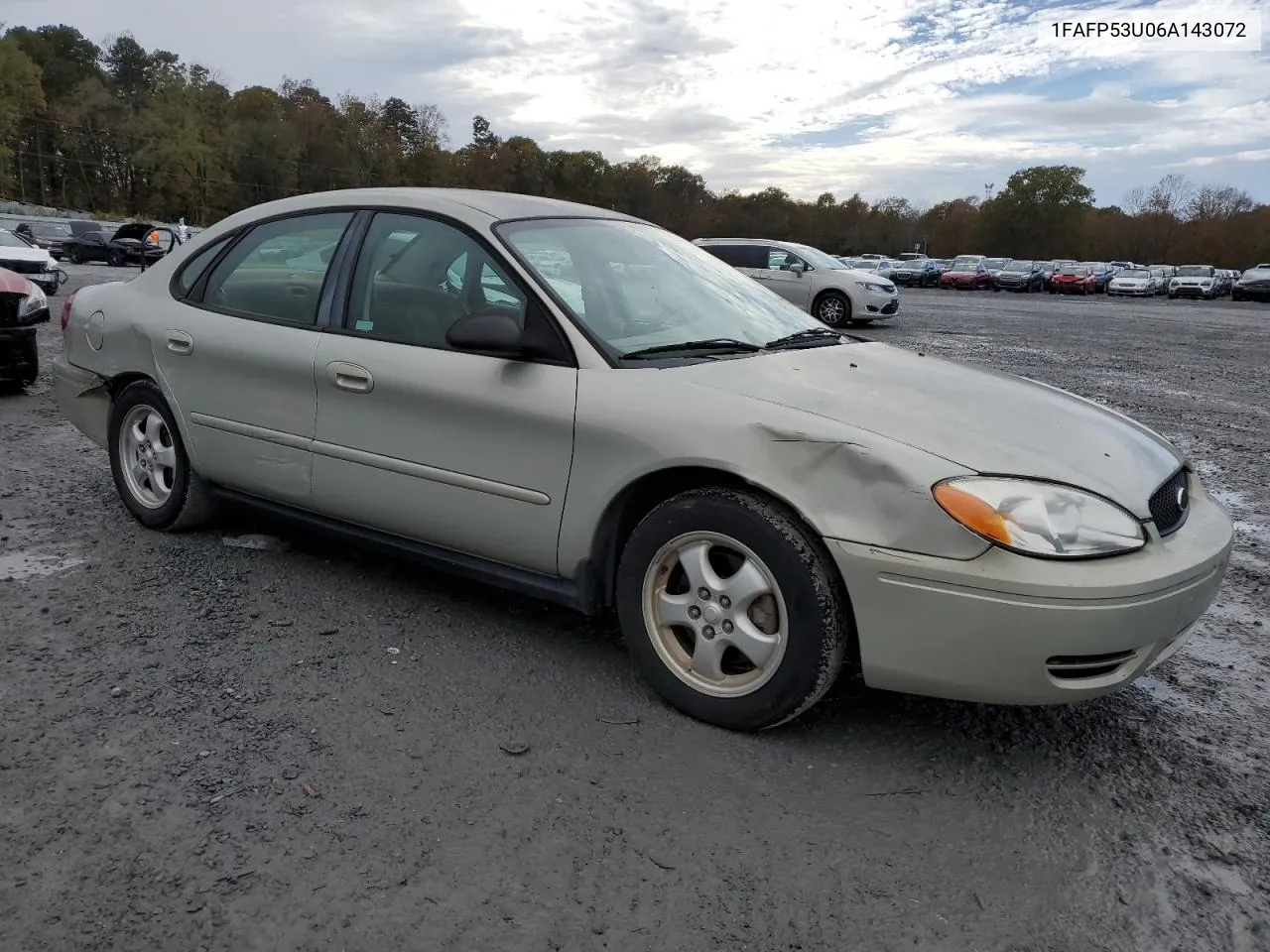 2006 Ford Taurus Se VIN: 1FAFP53U06A143072 Lot: 79392554