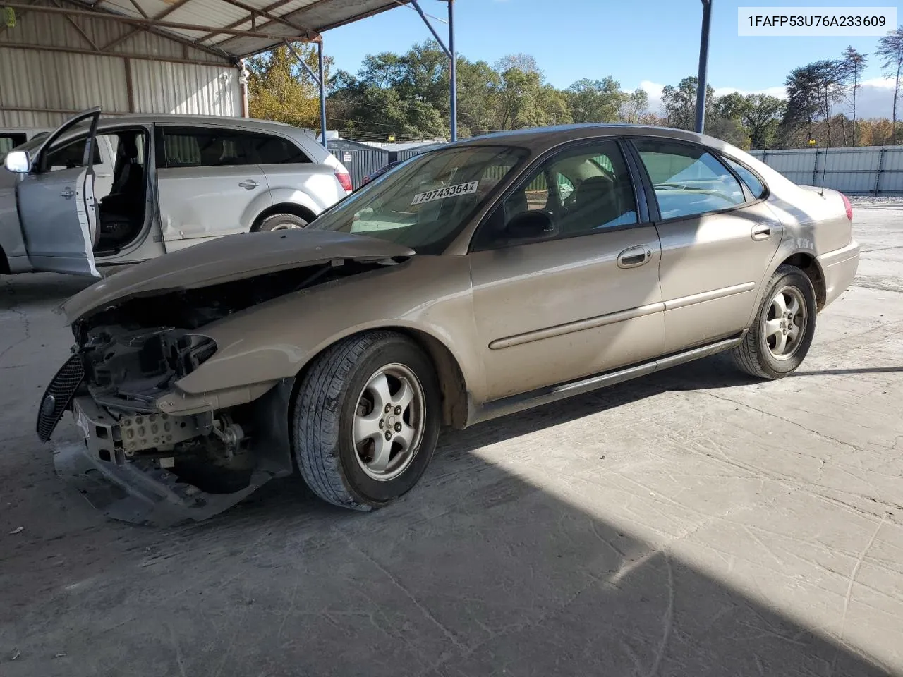 2006 Ford Taurus Se VIN: 1FAFP53U76A233609 Lot: 79743354