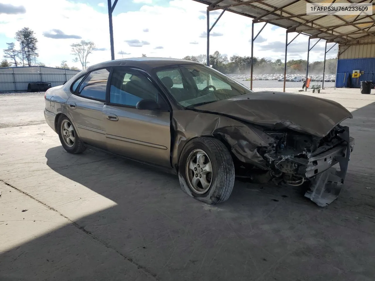 2006 Ford Taurus Se VIN: 1FAFP53U76A233609 Lot: 79743354