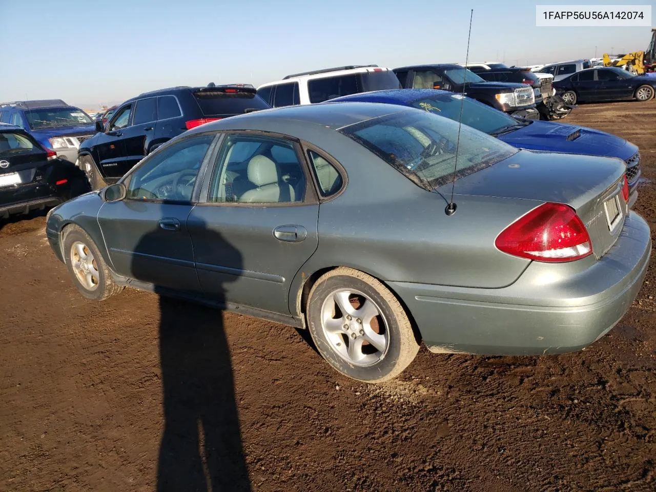 2006 Ford Taurus Sel VIN: 1FAFP56U56A142074 Lot: 80249184