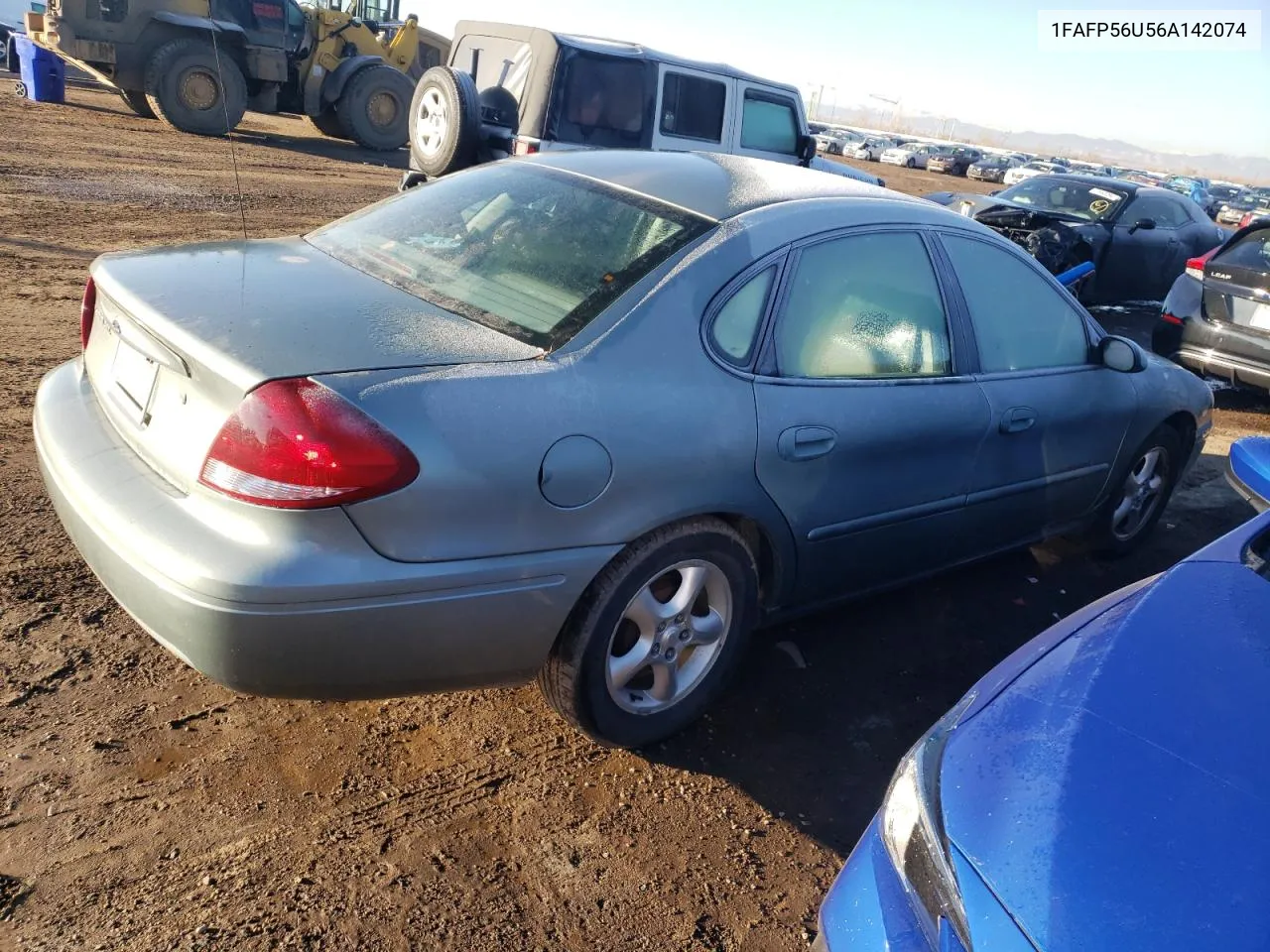 2006 Ford Taurus Sel VIN: 1FAFP56U56A142074 Lot: 80249184