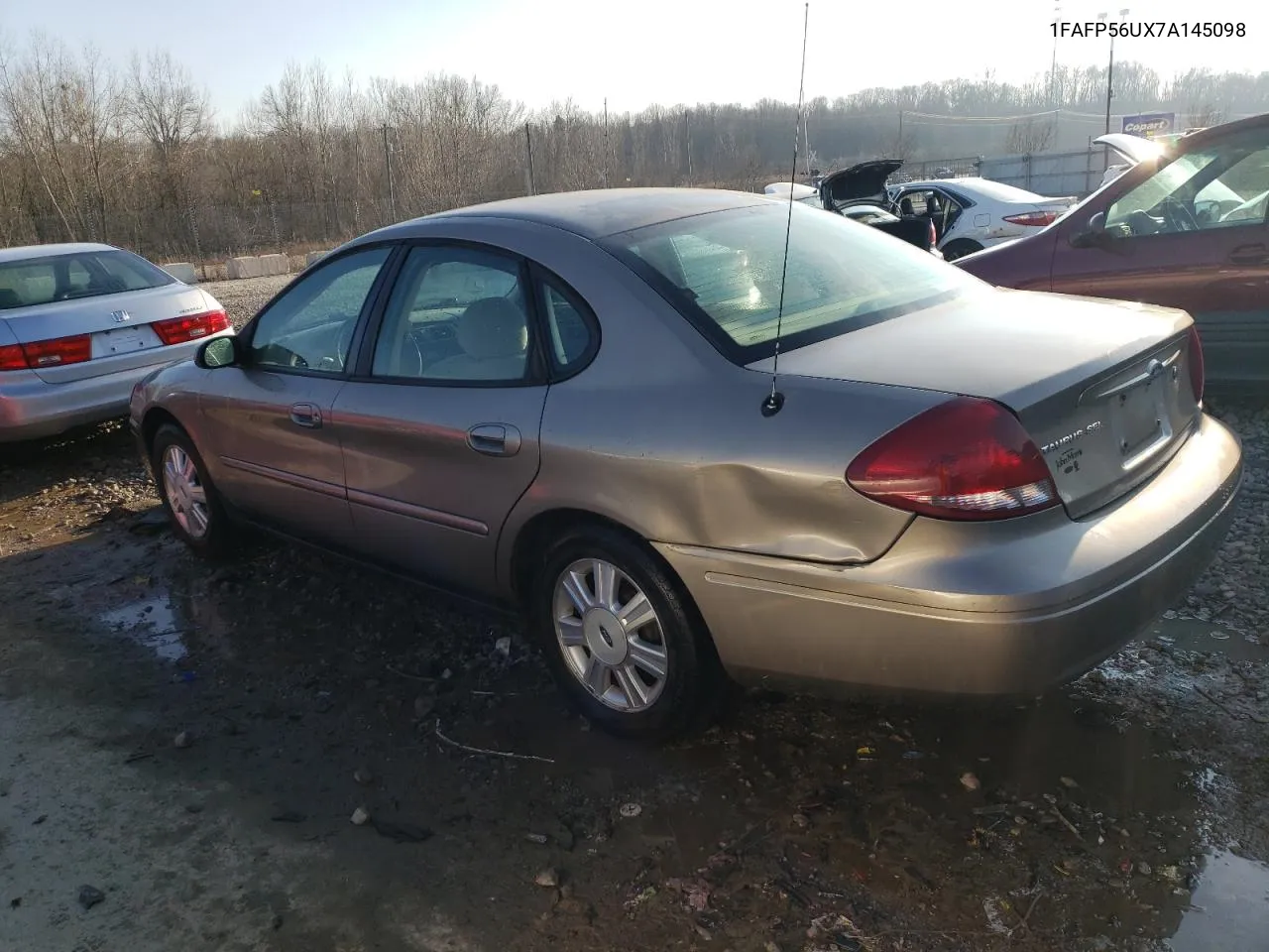 2007 Ford Taurus Sel VIN: 1FAFP56UX7A145098 Lot: 40911174