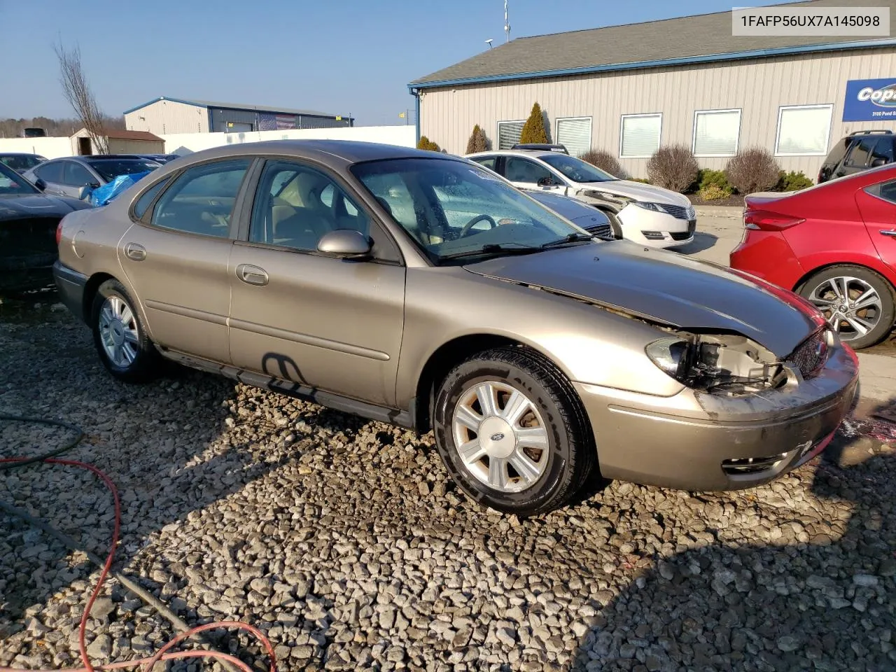 2007 Ford Taurus Sel VIN: 1FAFP56UX7A145098 Lot: 40911174