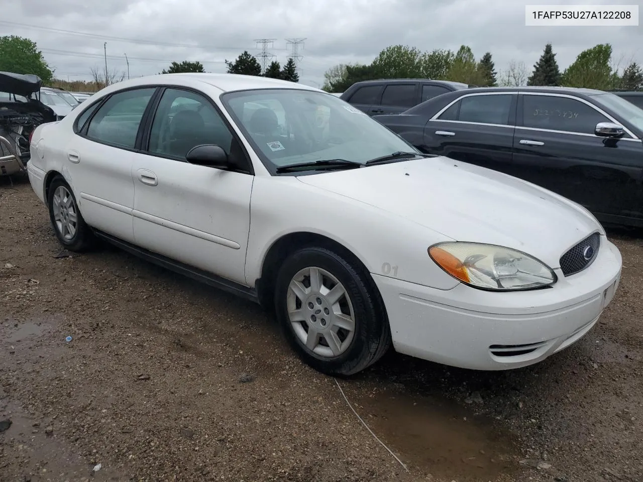 2007 Ford Taurus Se VIN: 1FAFP53U27A122208 Lot: 52367864