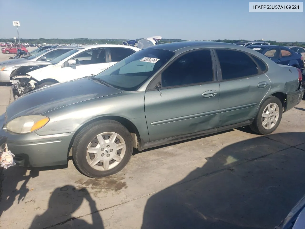 2007 Ford Taurus Se VIN: 1FAFP53U57A169524 Lot: 55931244