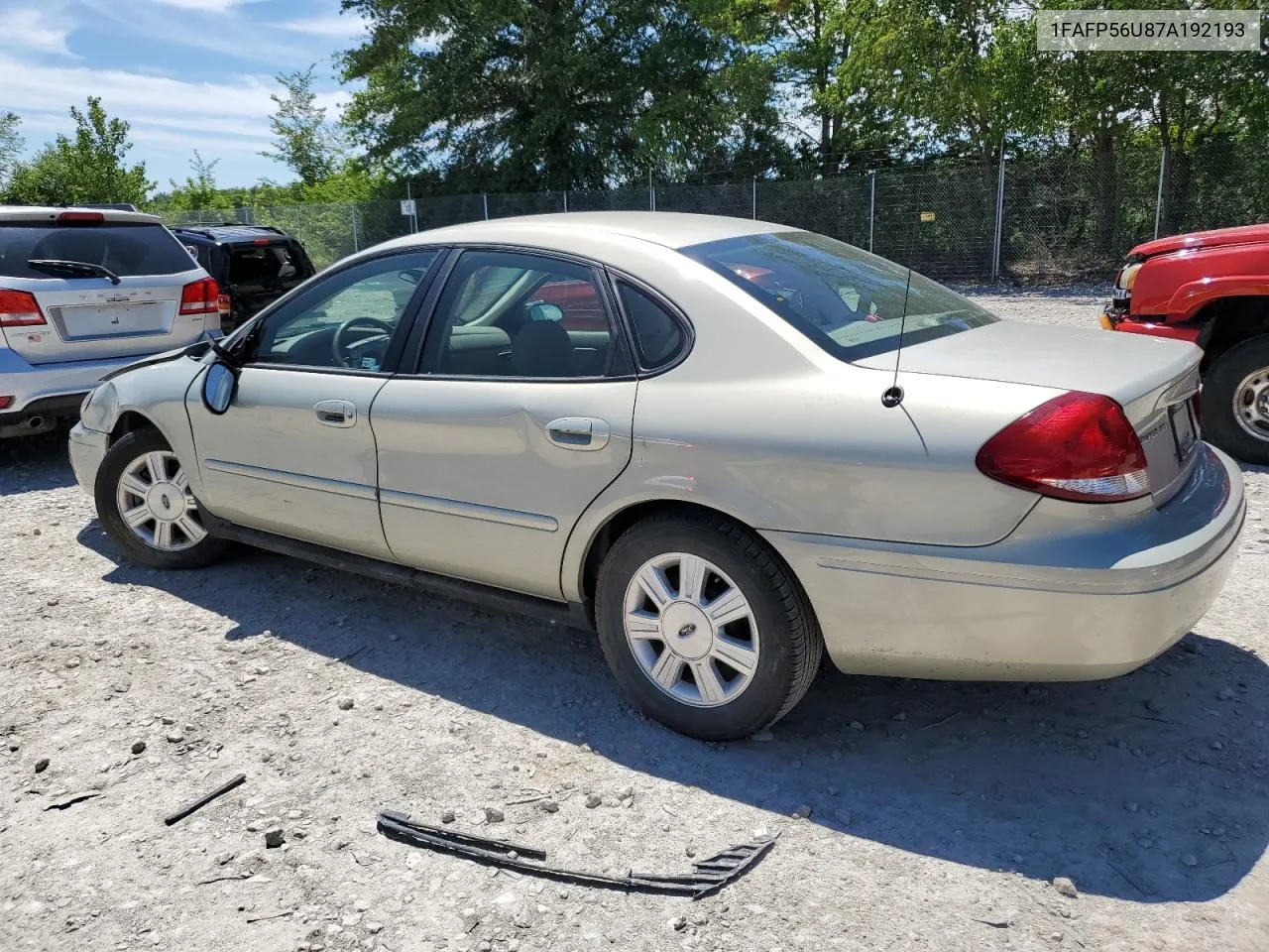 2007 Ford Taurus Sel VIN: 1FAFP56U87A192193 Lot: 61250844