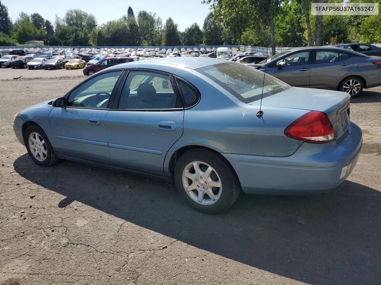 2007 Ford Taurus Sel VIN: 1FAFP56U37A163247 Lot: 63552874