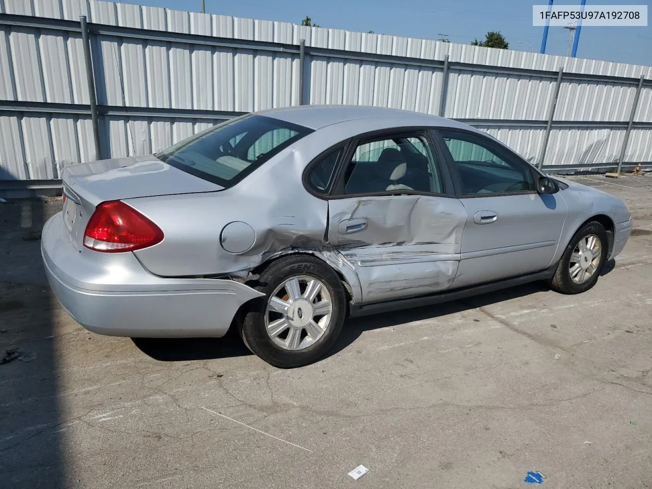 2007 Ford Taurus Se VIN: 1FAFP53U97A192708 Lot: 69023234