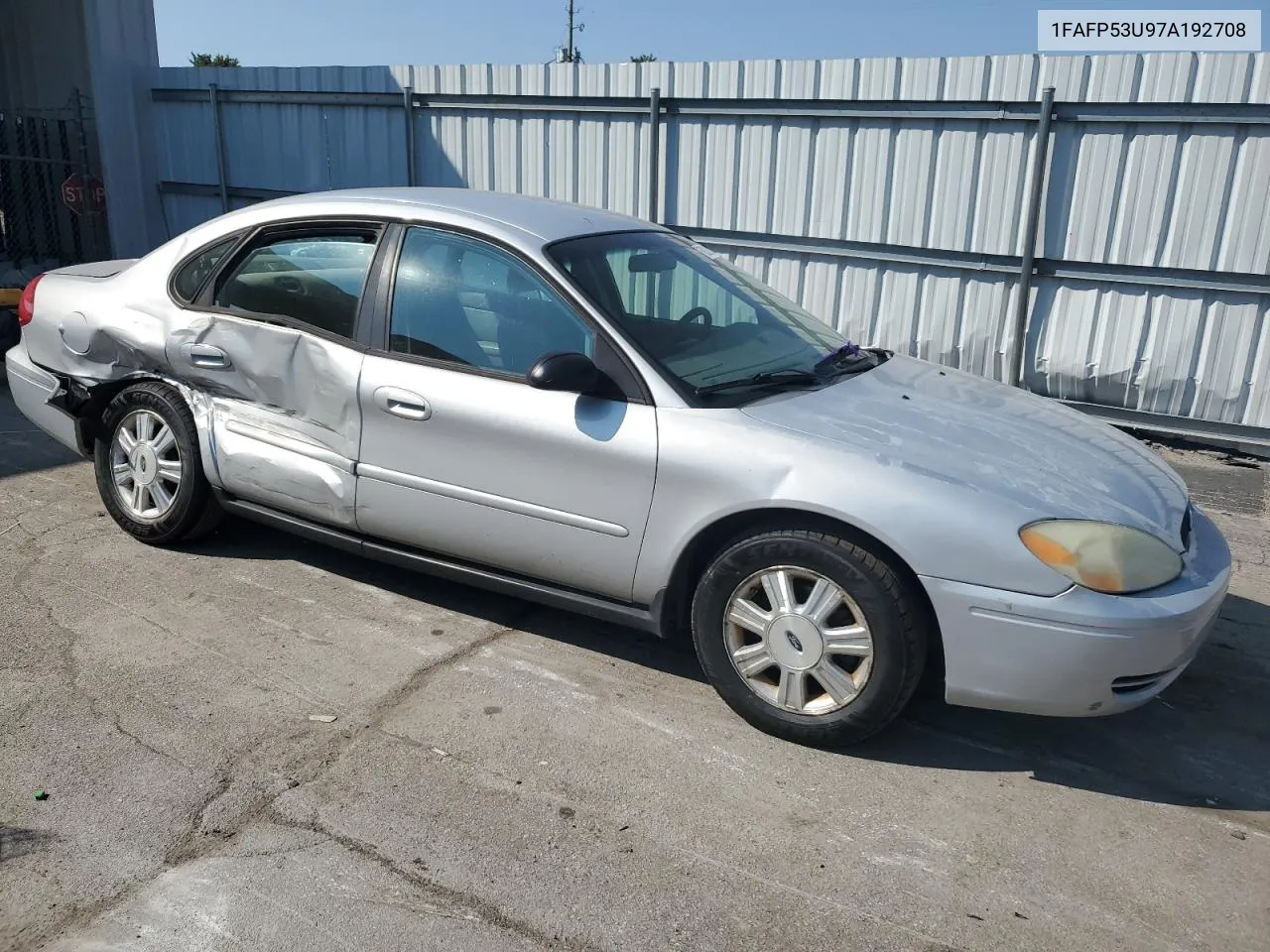 2007 Ford Taurus Se VIN: 1FAFP53U97A192708 Lot: 69023234