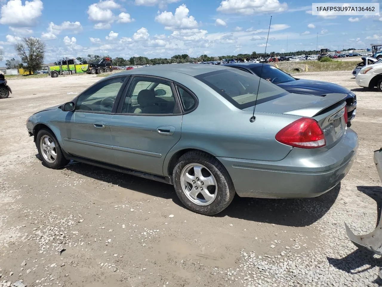 2007 Ford Taurus Se VIN: 1FAFP53U97A136462 Lot: 69083424