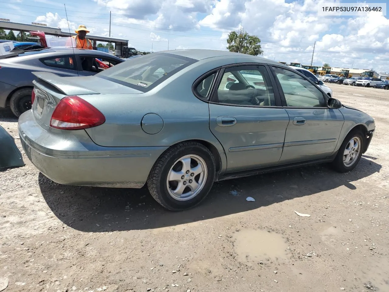 2007 Ford Taurus Se VIN: 1FAFP53U97A136462 Lot: 69083424