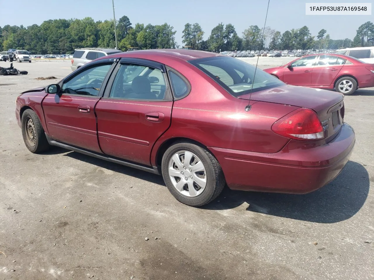 2007 Ford Taurus Se VIN: 1FAFP53U87A169548 Lot: 69461444