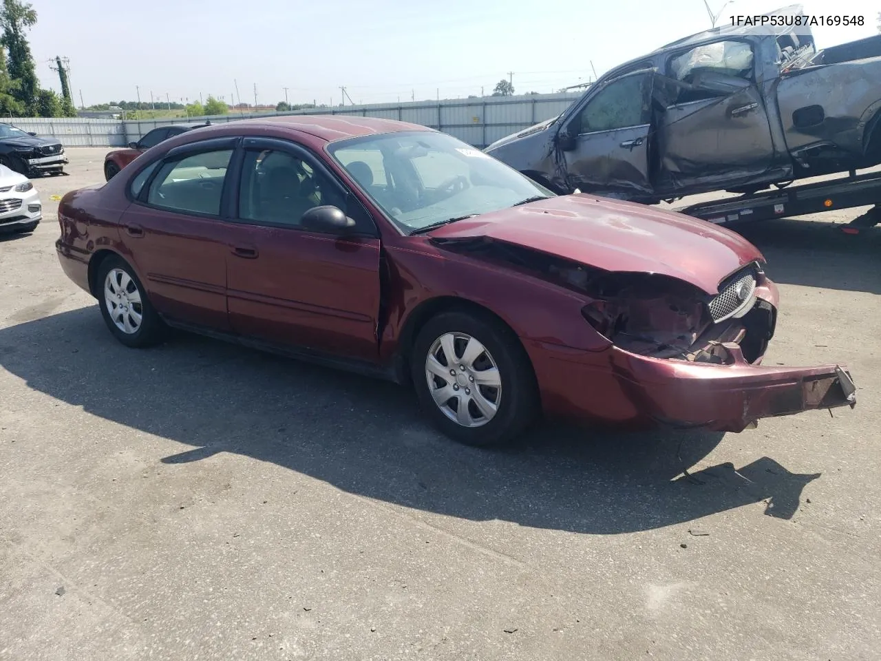 2007 Ford Taurus Se VIN: 1FAFP53U87A169548 Lot: 69461444