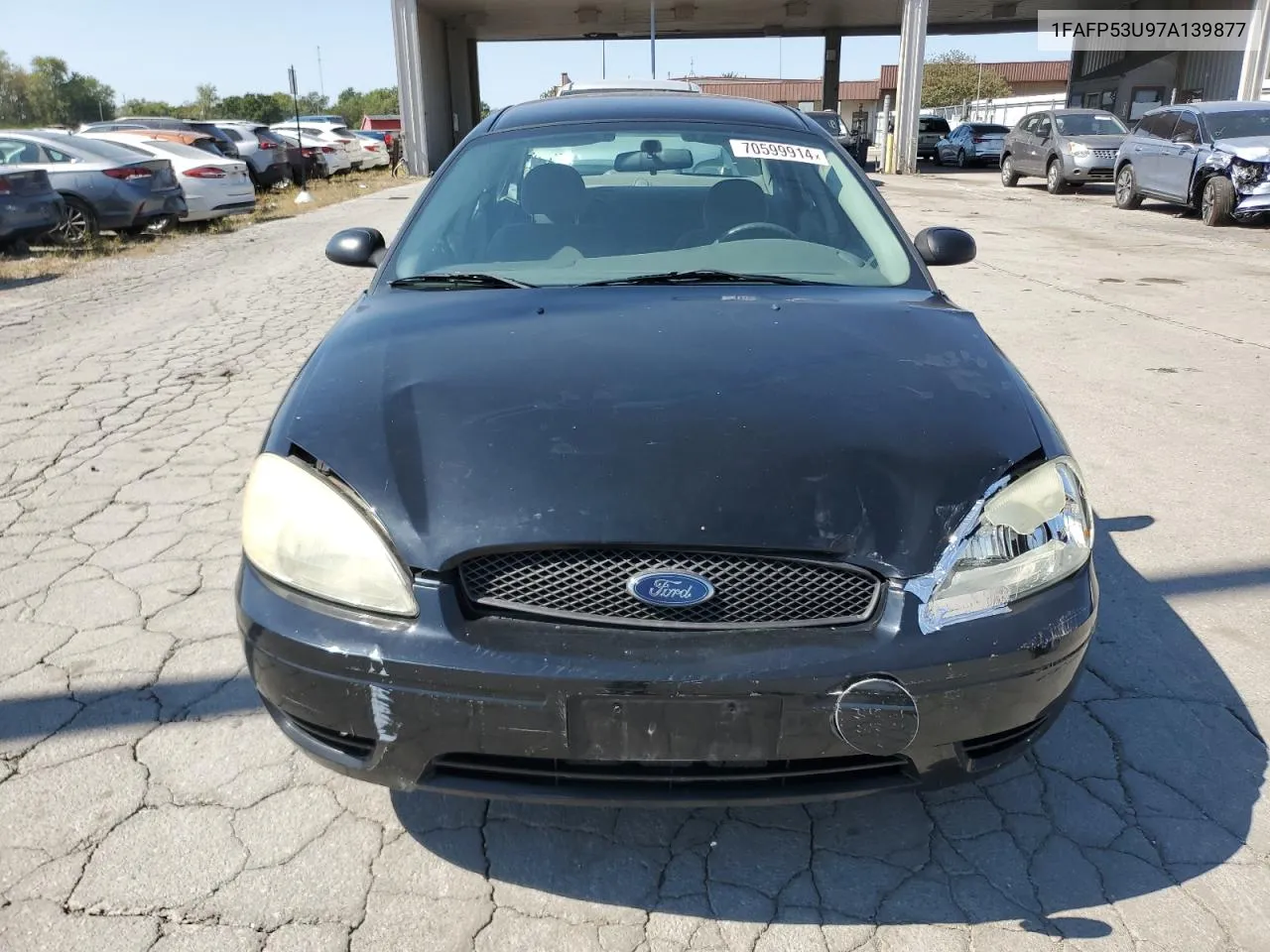 2007 Ford Taurus Se VIN: 1FAFP53U97A139877 Lot: 70599914