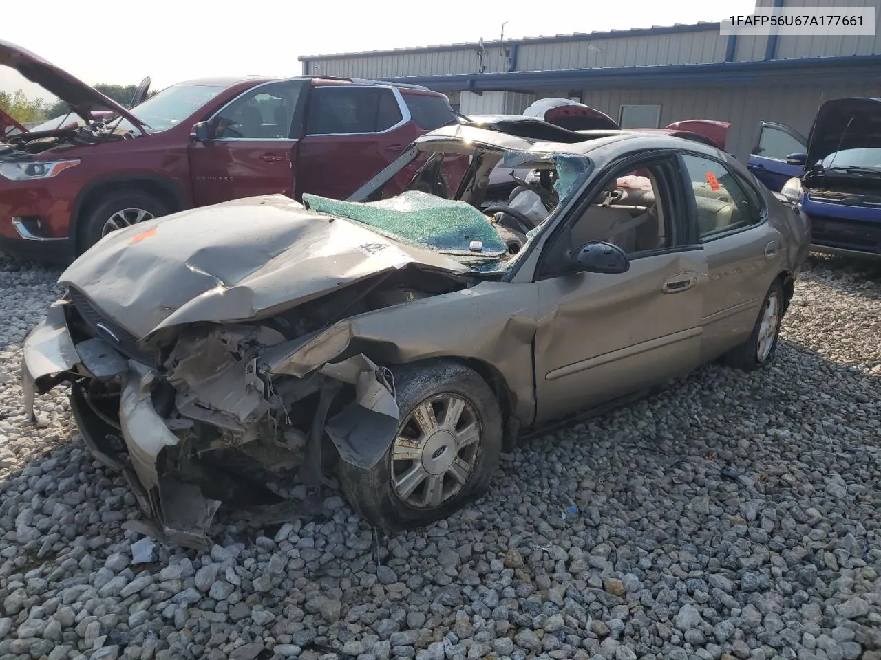 2007 Ford Taurus Sel VIN: 1FAFP56U67A177661 Lot: 70925994