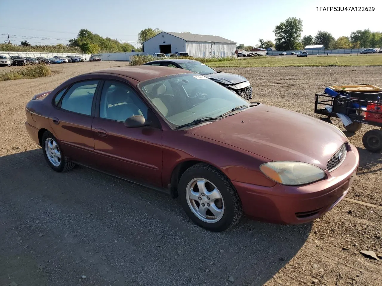 2007 Ford Taurus Se VIN: 1FAFP53U47A122629 Lot: 71245064