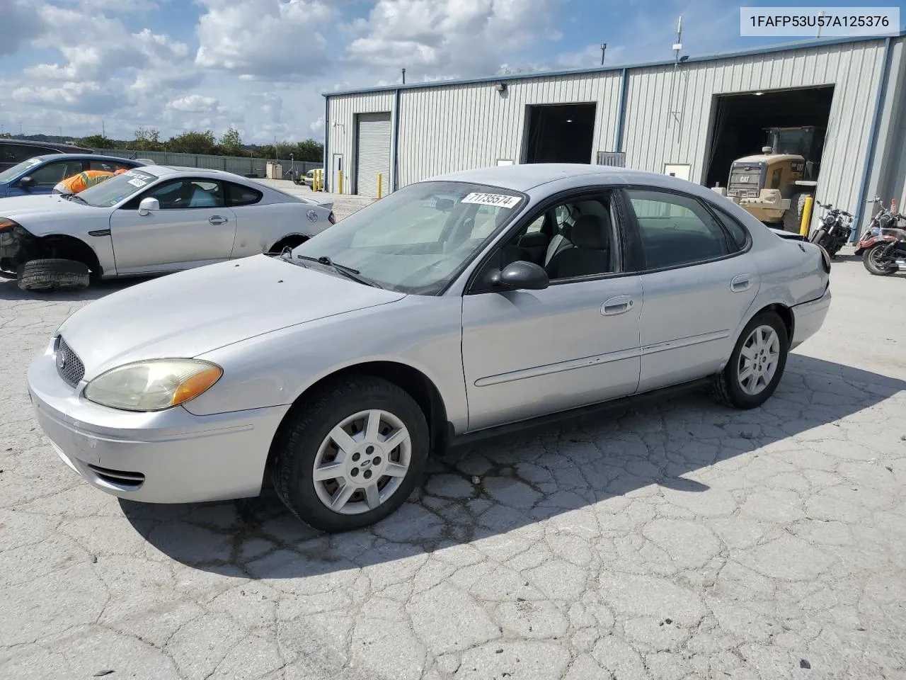 2007 Ford Taurus Se VIN: 1FAFP53U57A125376 Lot: 71735574