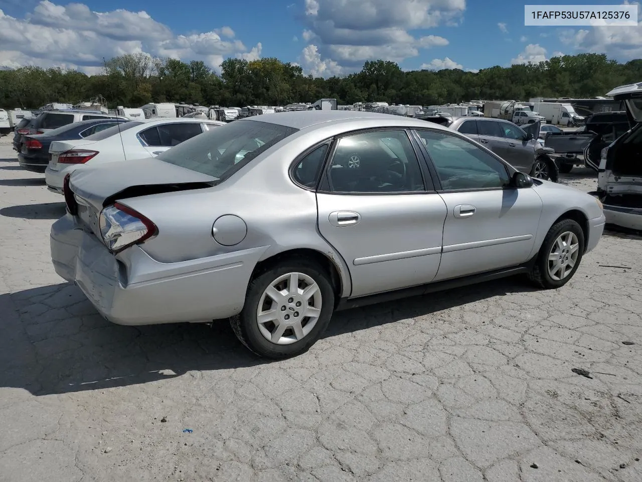 2007 Ford Taurus Se VIN: 1FAFP53U57A125376 Lot: 71735574