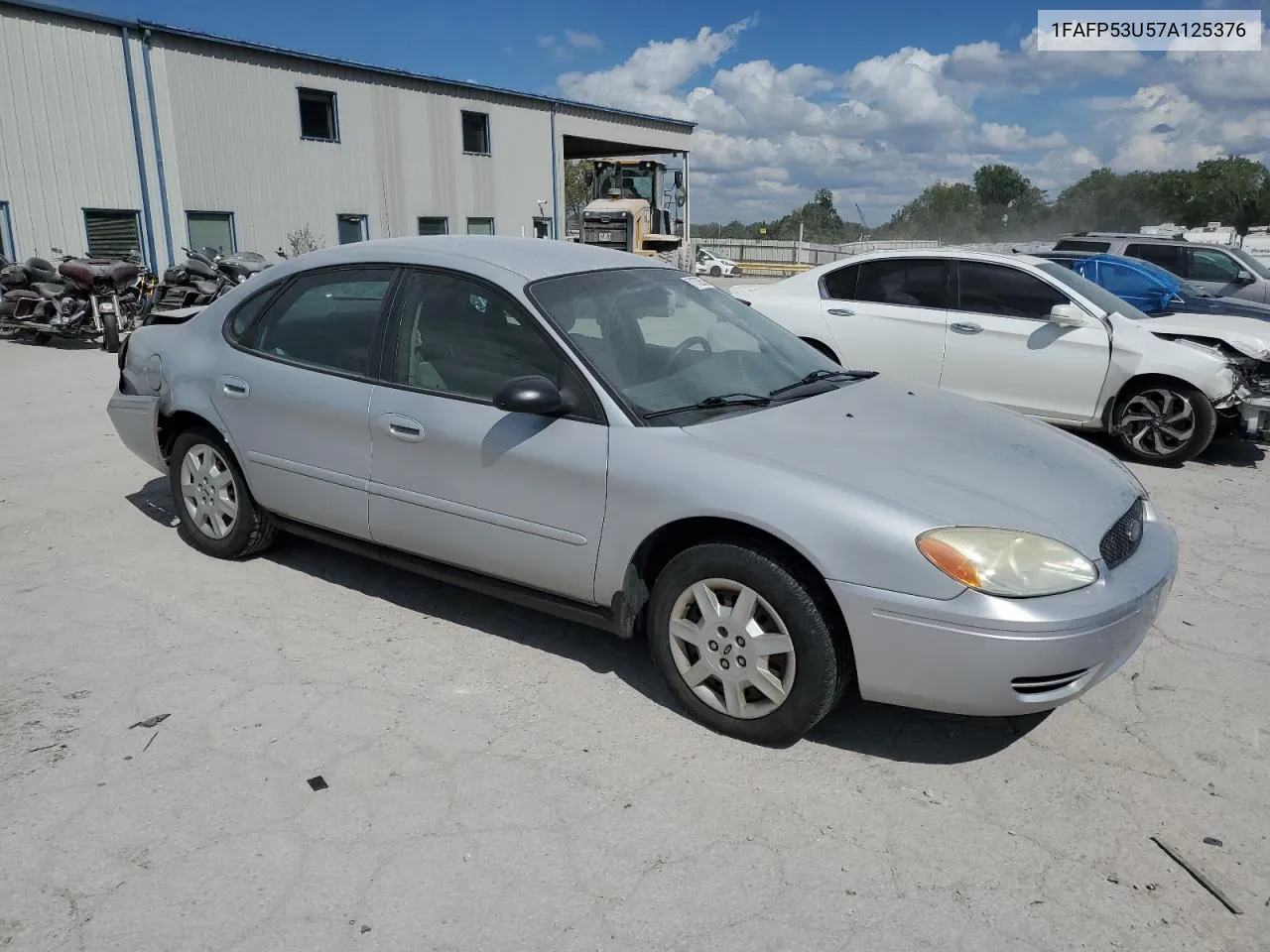 2007 Ford Taurus Se VIN: 1FAFP53U57A125376 Lot: 71735574