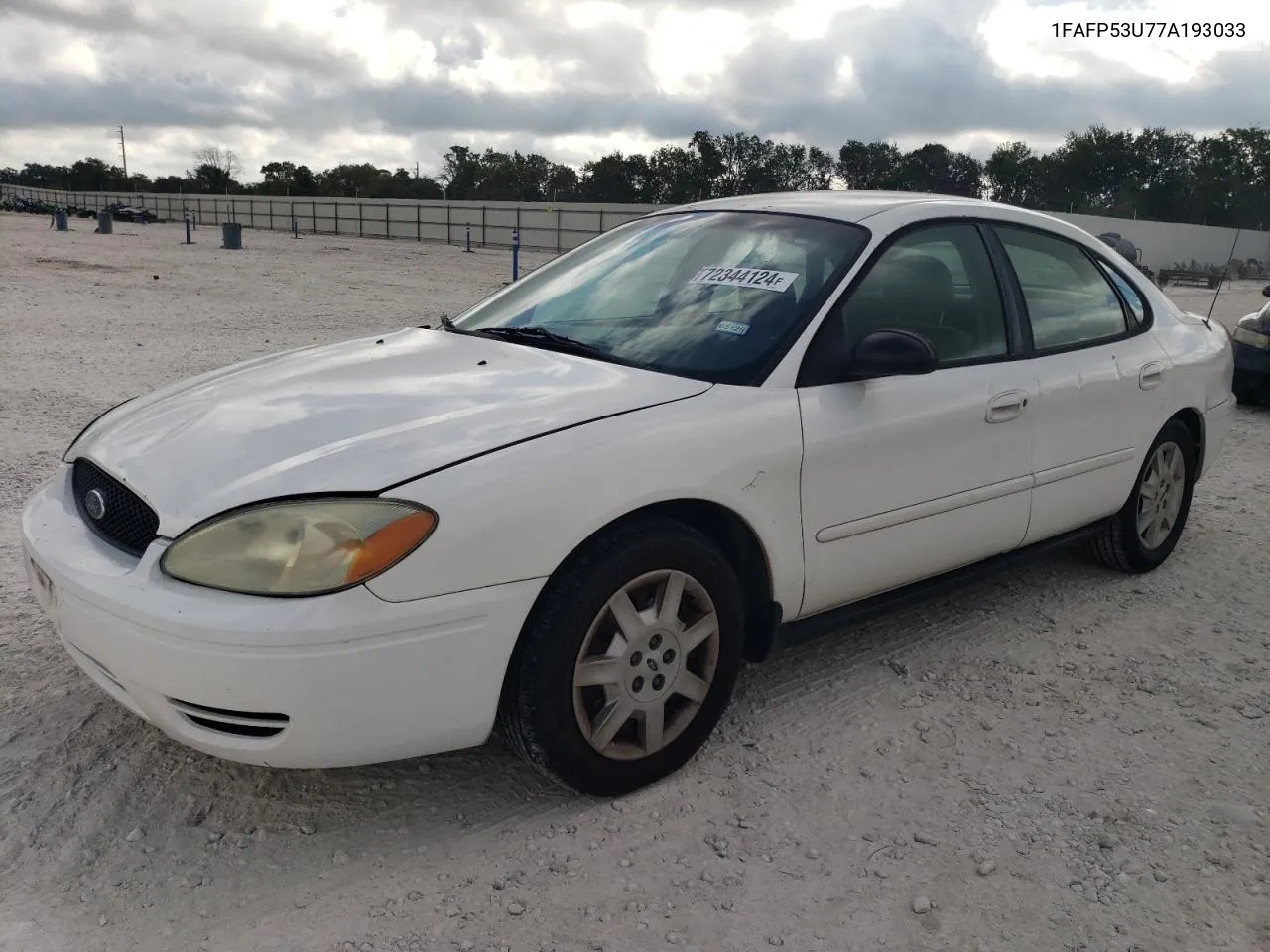 2007 Ford Taurus Se VIN: 1FAFP53U77A193033 Lot: 72344124