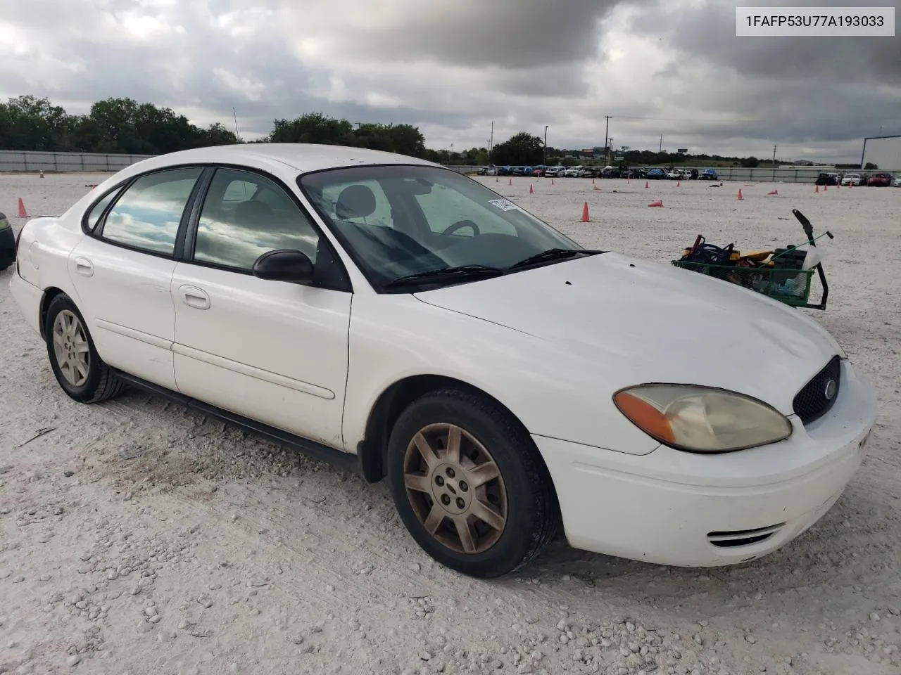 2007 Ford Taurus Se VIN: 1FAFP53U77A193033 Lot: 72344124