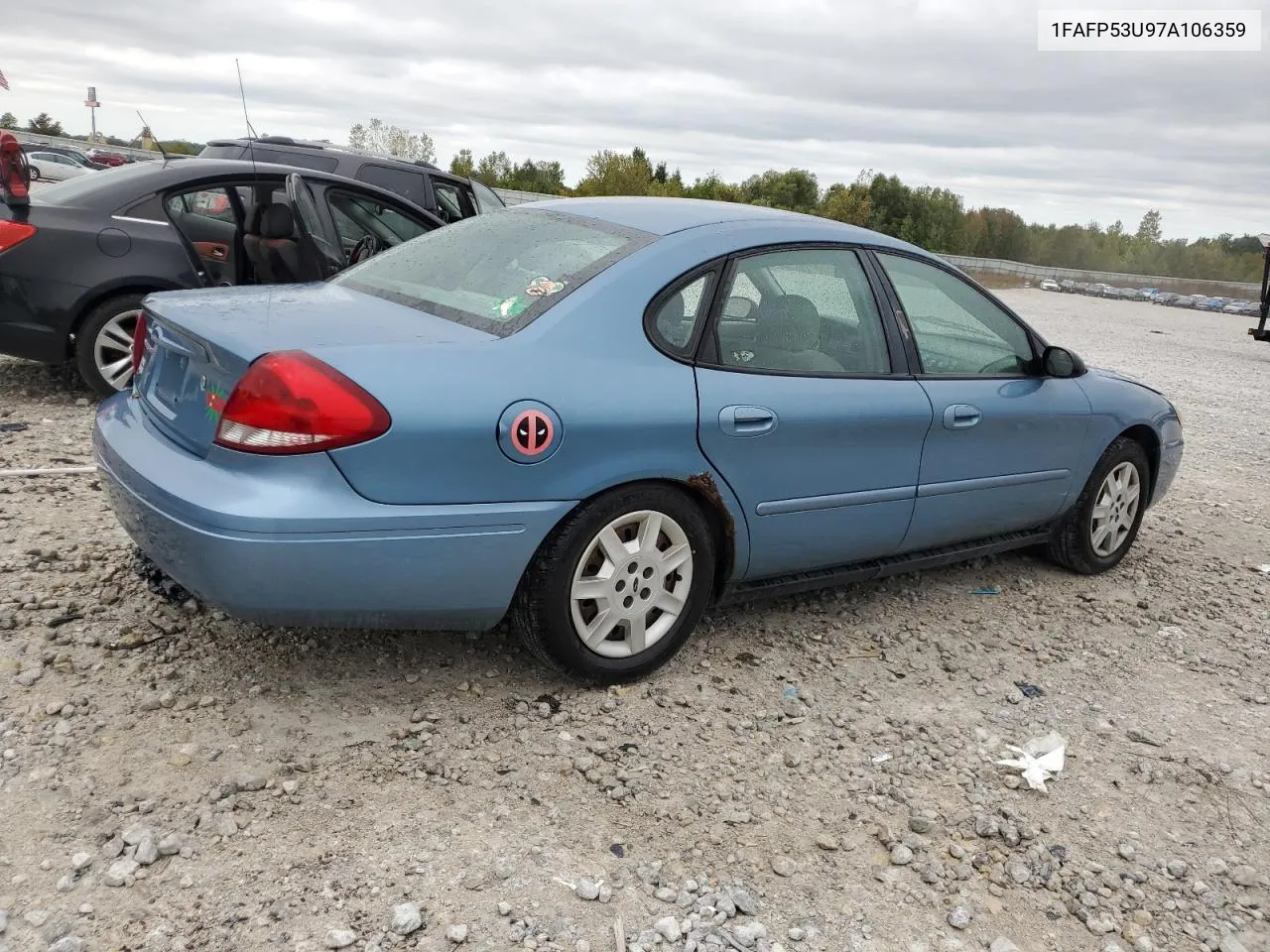 2007 Ford Taurus Se VIN: 1FAFP53U97A106359 Lot: 72421334