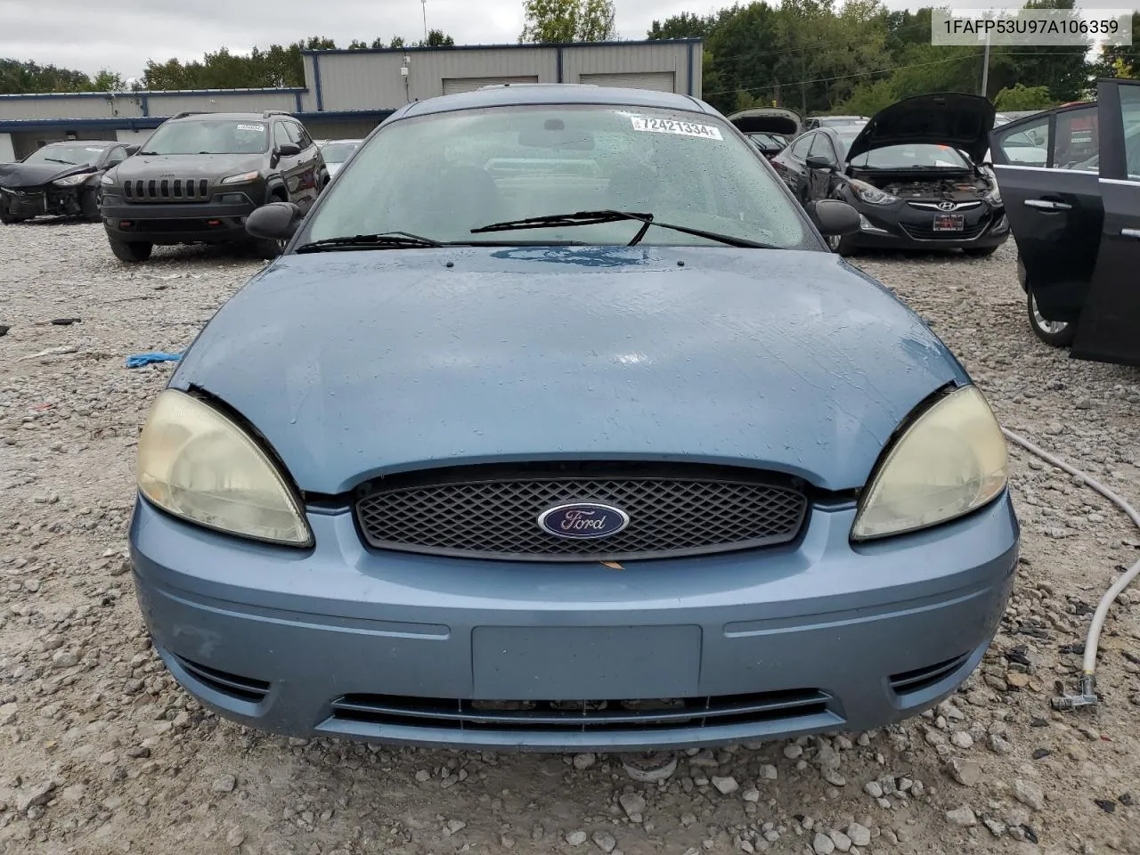 2007 Ford Taurus Se VIN: 1FAFP53U97A106359 Lot: 72421334