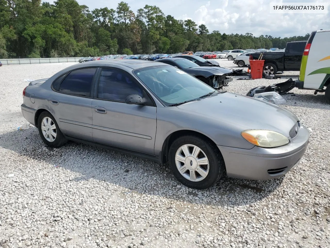 2007 Ford Taurus Sel VIN: 1FAFP56UX7A176173 Lot: 72782934