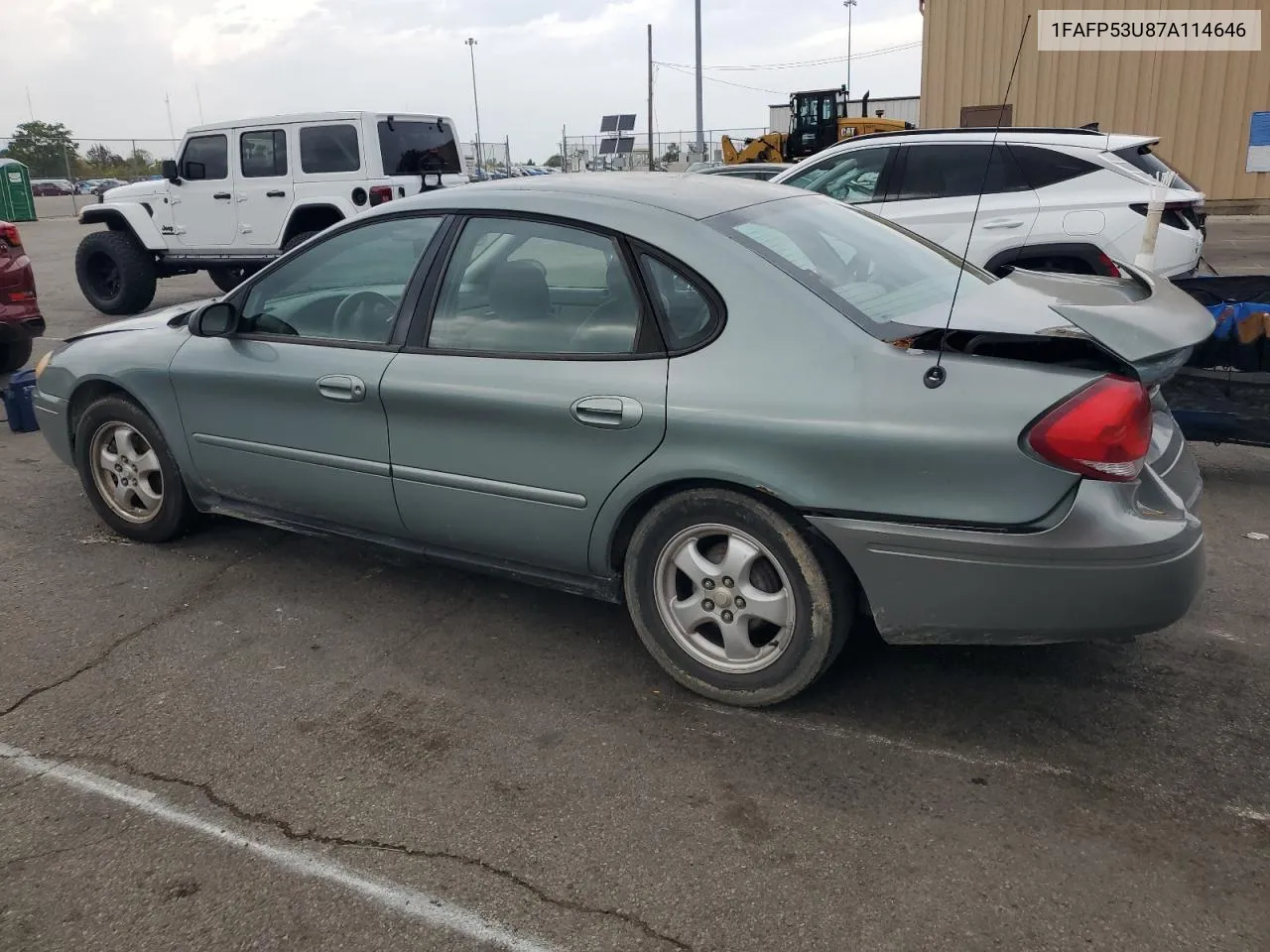 2007 Ford Taurus Se VIN: 1FAFP53U87A114646 Lot: 72784244