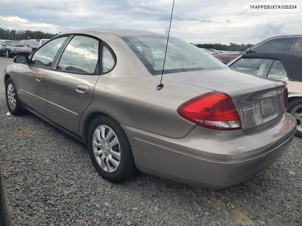 2007 Ford Taurus Se VIN: 1FAFP53UX7A105334 Lot: 74923314