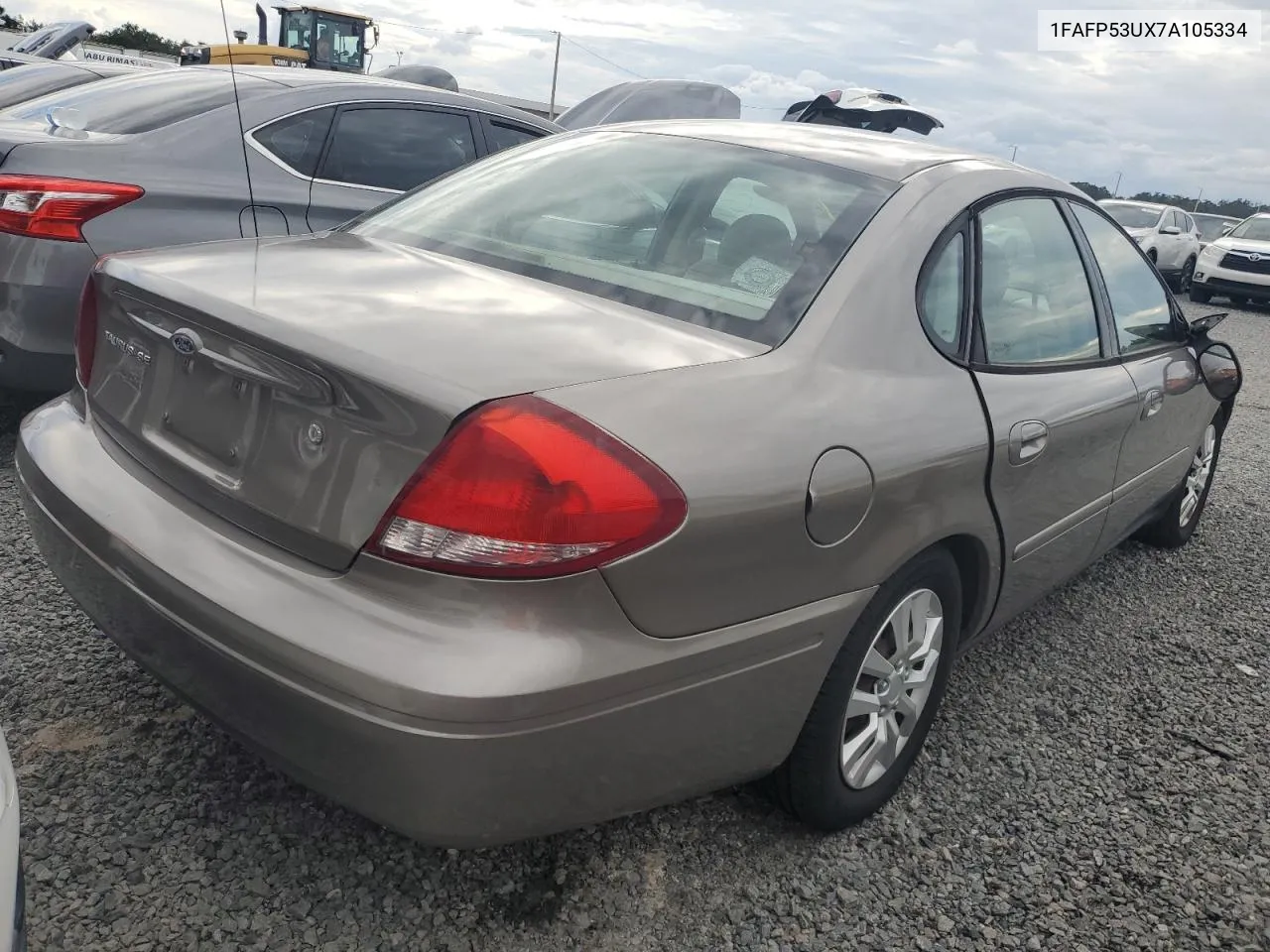 2007 Ford Taurus Se VIN: 1FAFP53UX7A105334 Lot: 74923314